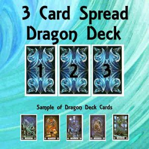 Three card spread Dragon deck
