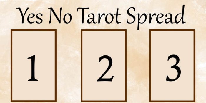 5 card yes no tarot spread